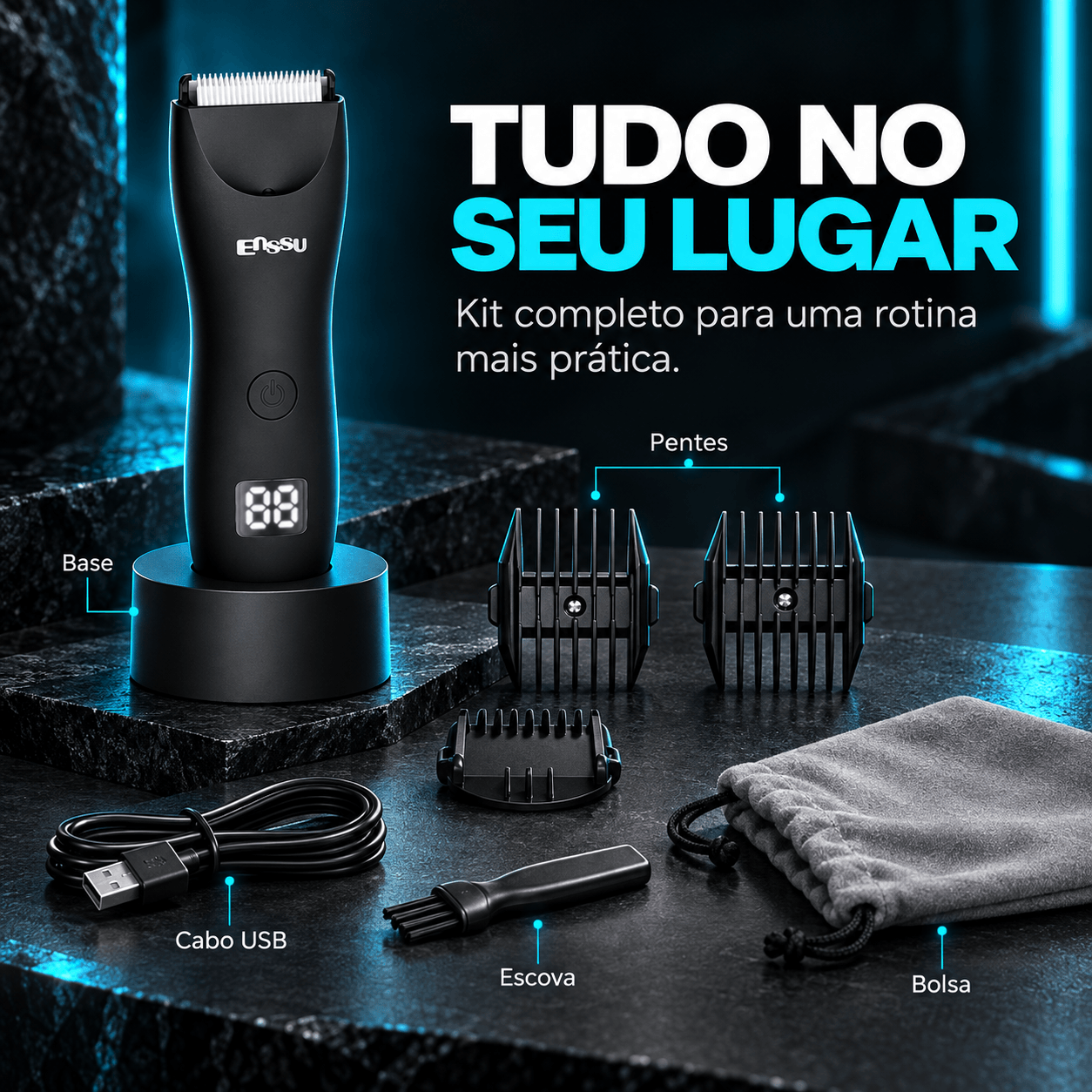 Kit e acessórios do ENSSU Pro